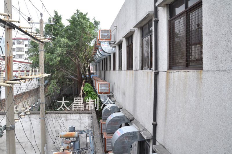 湖北某家五金廠環(huán)?？照{(diào)通風降溫案例
