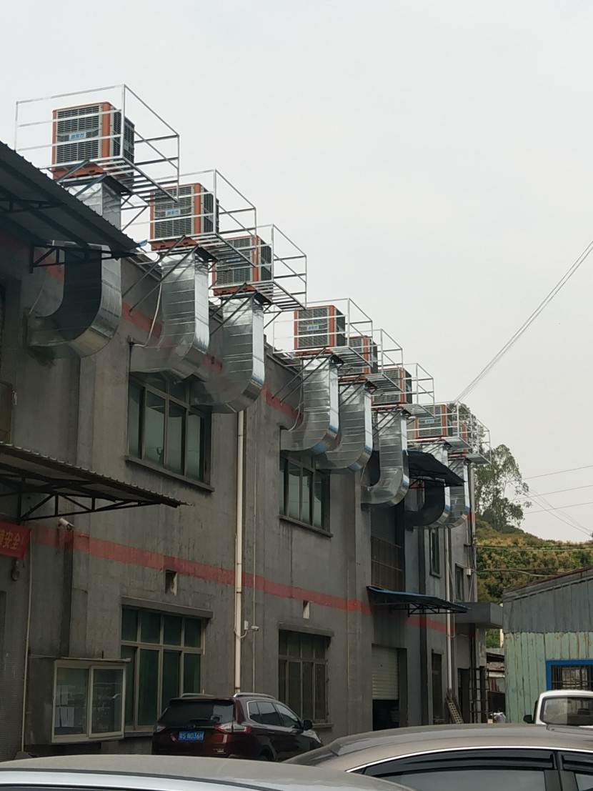 打磨車間環(huán)?？照{(diào)降溫工程
