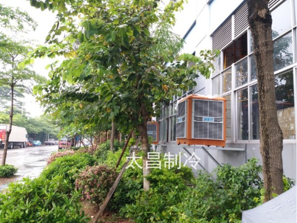深圳某汽車配件廠車間環(huán)?？照{(diào)降溫工程